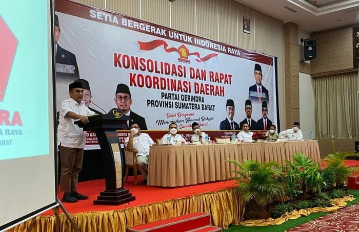 Ahmad Muzani Tegaskan Gerindra Bukan Partai Musiman! 13 rakor gerindra sumbar
