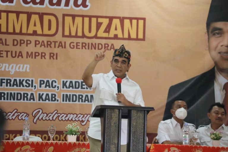 Di Indramayu Muzani Tegaskan Prabowo Maju 2024: Seluruh Kader Gerindra All Out 4 amzindramayu