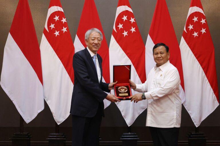 Menhan Prabowo Terima Kunjungan Senior Minister Singapura H.E. Mr. Teo Chee Hean 4 prabowosinga