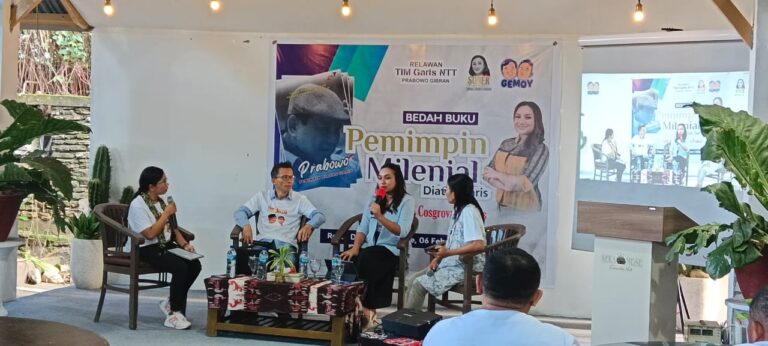 Serena Cosgrova Francis Luncurkan Buku Prabowo Pemimpin di Atas Garis 4 IMG 20240207 WA0000