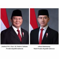 foto resmi presiden prabowo dan wapres gibran rakabuming raka