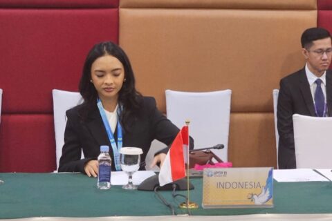 Anggota BKSAP DPR RI Ruby Chairani Syiffadia saat mengikuti pertemuan pertemuan International Coop20241125084329
