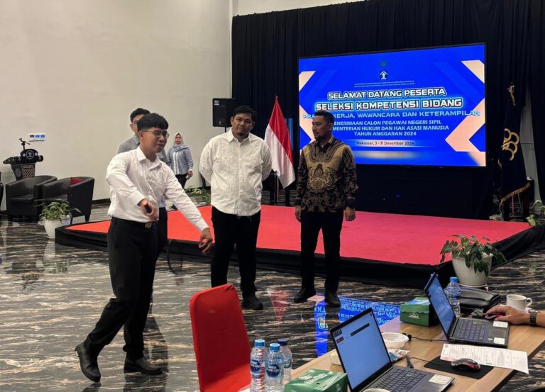 Adam Muhammad Pantau Langsung Seleksi Tahapan Wawancara dan Keterampilan di Kanwil Kemenkumham Sulsel 4 WhatsApp Image 2024 12 10 at 10.31.11 3948e00d