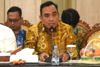 Anggota Badan Urusan Rumah Tangga BURT DPR RI Ali Zamroni saat pertemuan dengan Wakil Gubernur Ban20250520102702