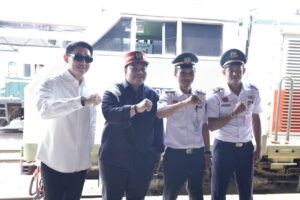 Mudik Gratis Mas Kawe Berangkatkan Dua Rangkaian Kereta Pemudik dari Stasiun Pasar Senen dan Stasiun Gambir 6 MF200797