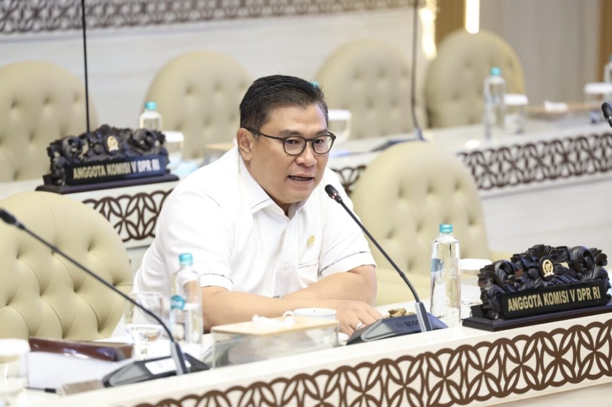 Anggota Komisi V DPR RI Danang Wicaksana dalam Rapat Dengar Pendapat RDP Komisi V DPR RI bersama 20260827151345