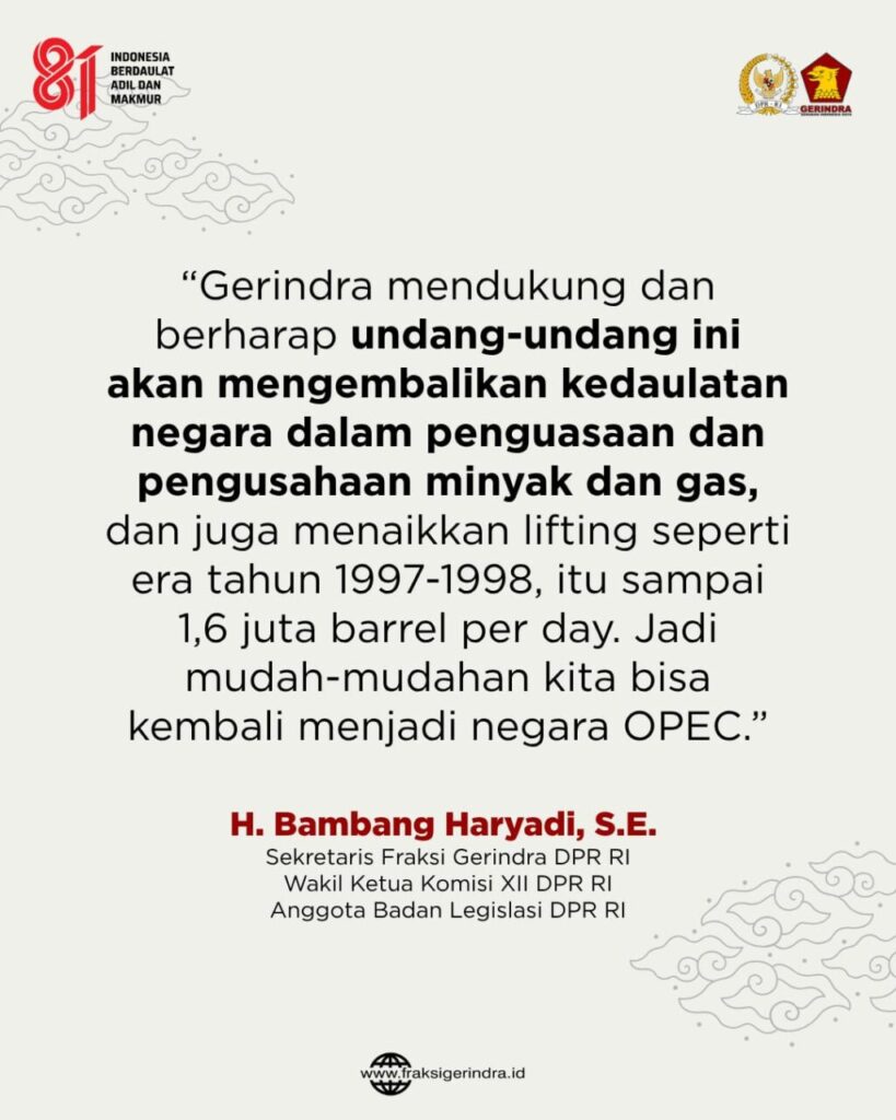 FRAKSI GERINDRA | Website Resmi Fraksi Gerindra DPR-RI 59 Bambang